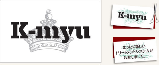 K-MYU全く新しいトリートメントシステムが起動しました。